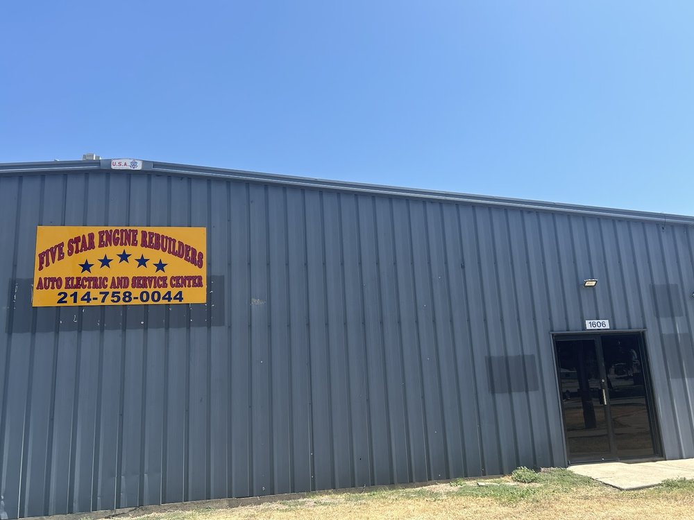 Cylinder head rebuilding work at Five Star Engine Rebuilders, Dallas, TX