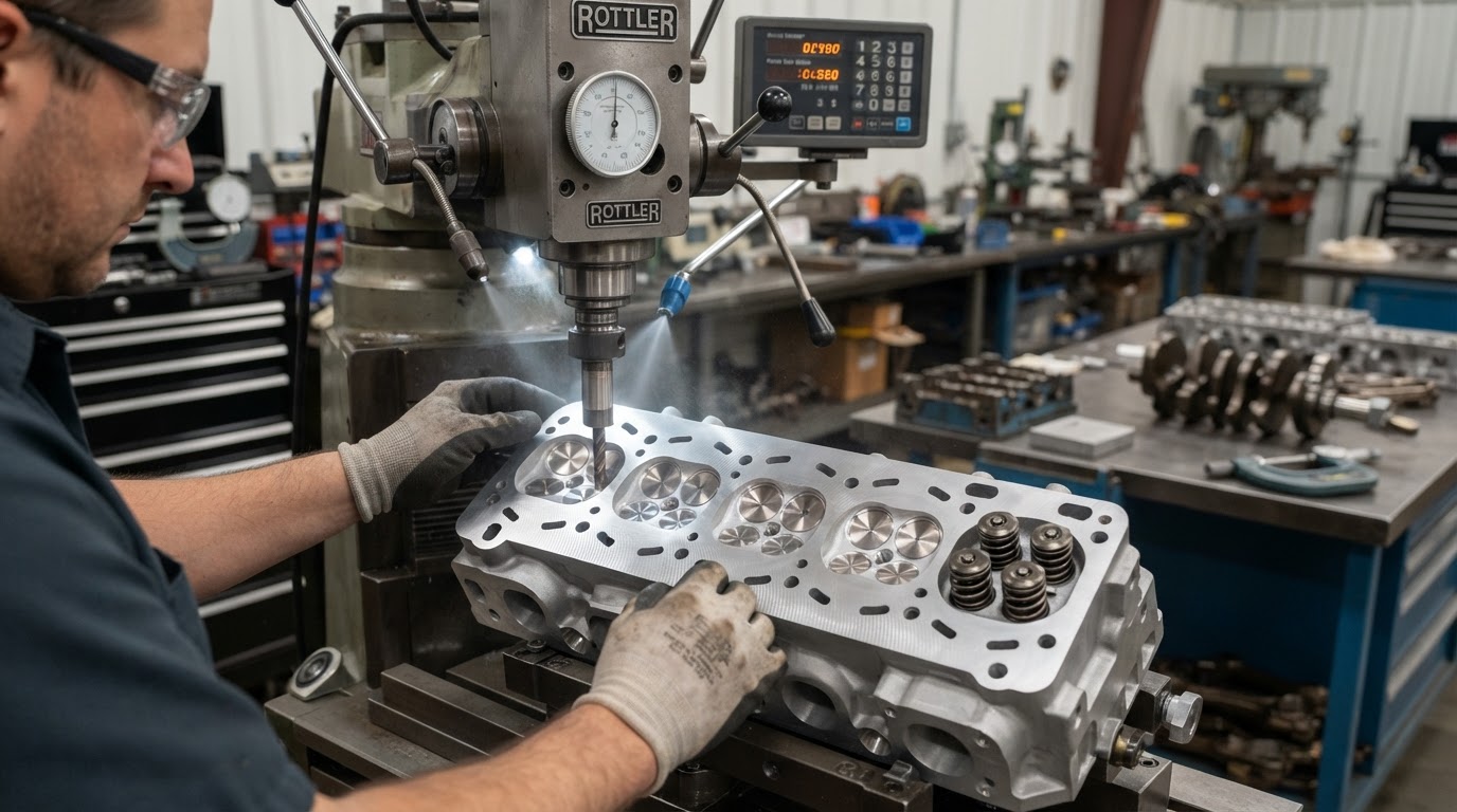 Cylinder Head Rebuilding & Repair at Five Star Engine Rebuilders, Dallas, TX